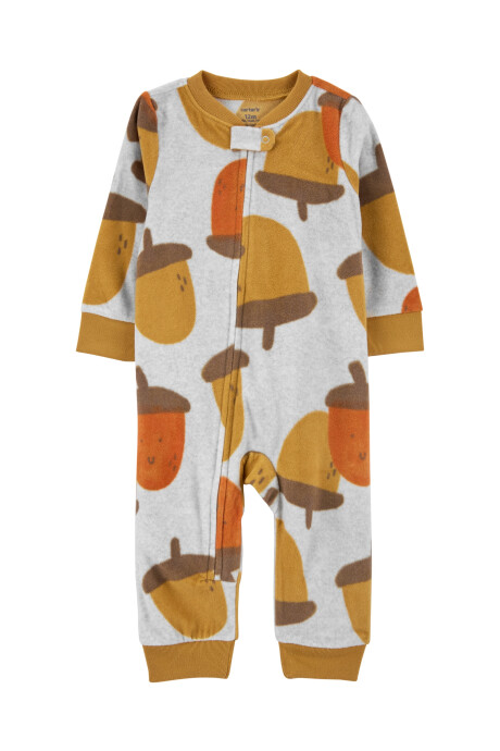 Pijama una pieza de micropolar diseño bellotas 0