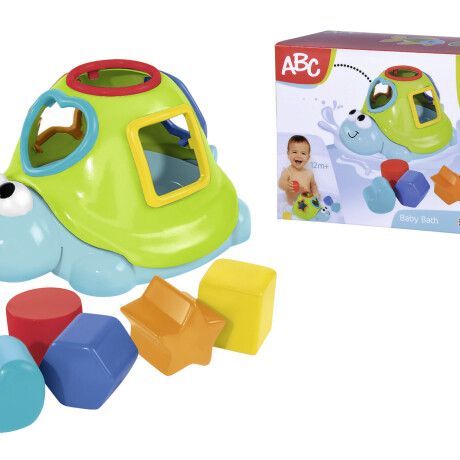 Juego de Encastre Abc Tortuga Flotante con Formas 001