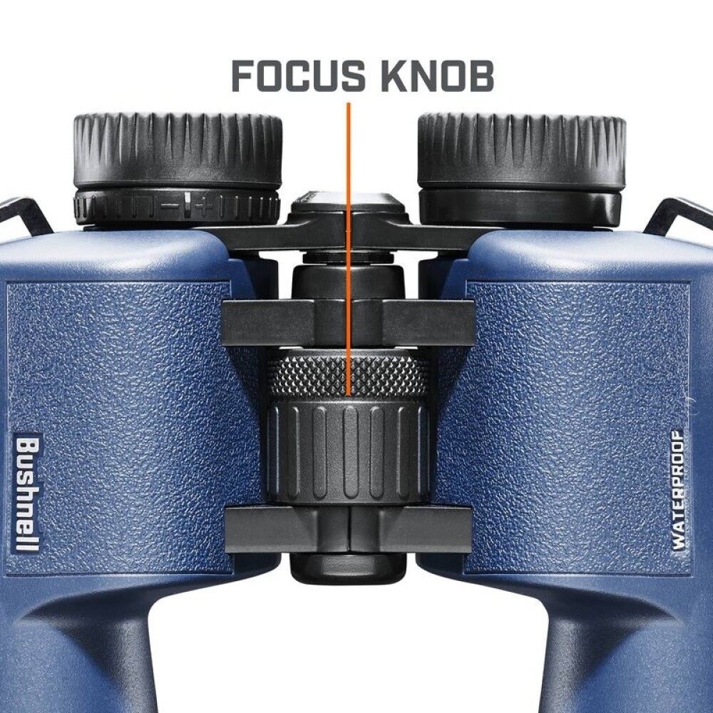 Binocular Bushnell H2O 10x42 – Waterproof, Porro, Color Azul Oscuro BUSHNELL - BINOCULAR - H2O 10 X 42 DARK BLUE PORRO WATERPROOF UP BOX 6 L