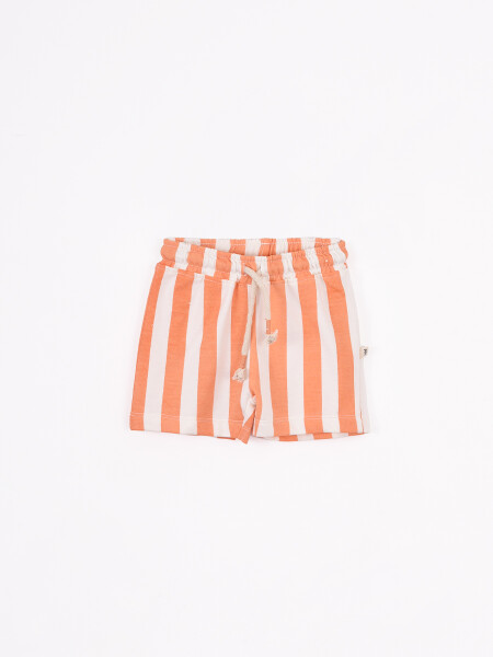 SHORT ESTAMPADO CARLO NARANJA