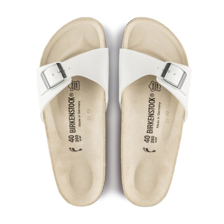 Sandalia Madrid Birko-Flor - Estrecho Blanco