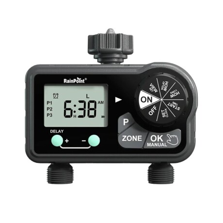 Programador de Riego 2 Zonas Rainpoint ITV201-DLS Programador de Riego 2 Zonas Rainpoint ITV201-DLS