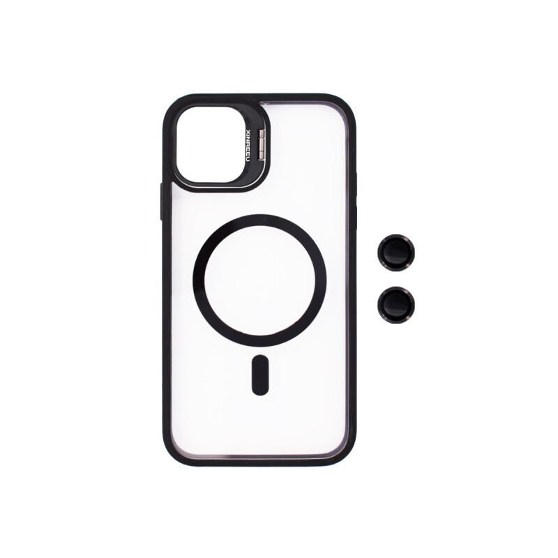 Protector para iPhone 11 con protector de cámara color negro Protector Para Iphone 11 Con Protector De Cámara Color Negro