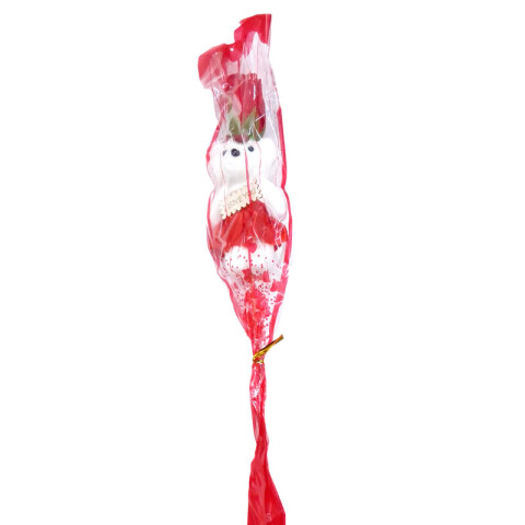 Flor artificial con osito 47cm Flor Artificial Con Osito 47cm