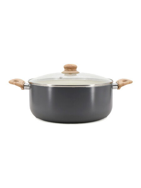OLLA C/TAPADE VIDRIO GRIS (V)