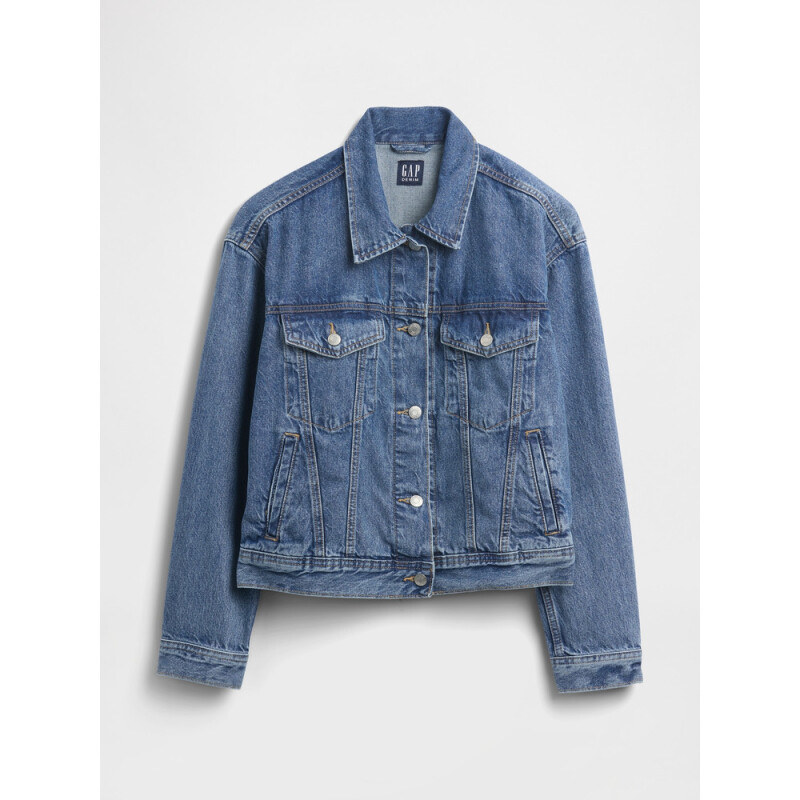 V-RELAXED ICON JACKET LT PALOMA LIGHT WASH
