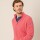 Sweater medio cierre Rojo
