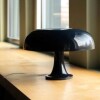 Lampara Retro Mushroom con USB Negra