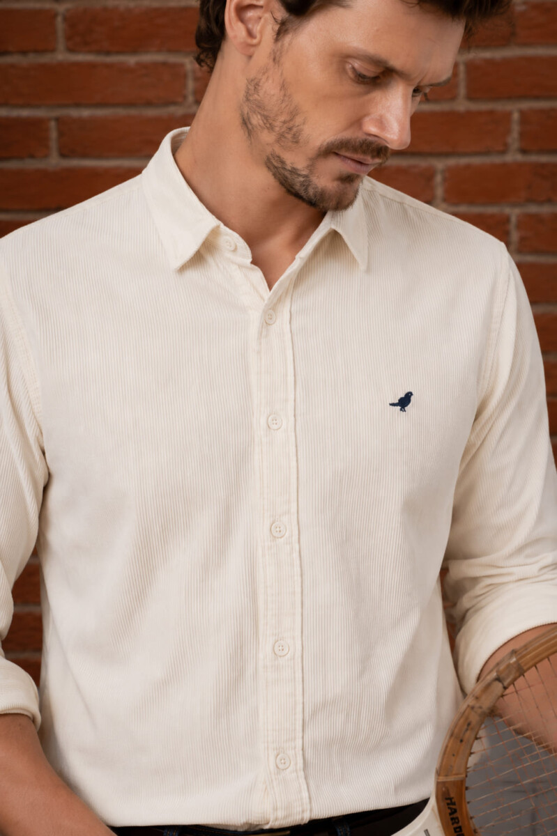 Camisa Pana Slim - Natural 
