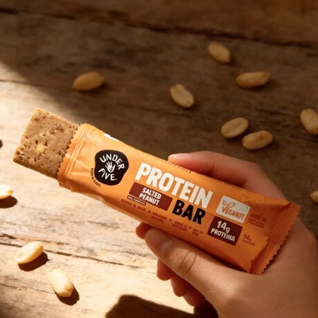 Barras De Proteína 45g Kit x12 Underfive Sabor Salted Peanut