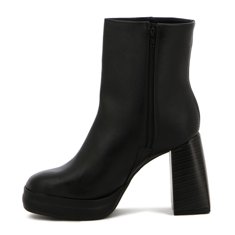 Bota Mujer Beira Rio Taco 11cm Plataforma 3cm Negro