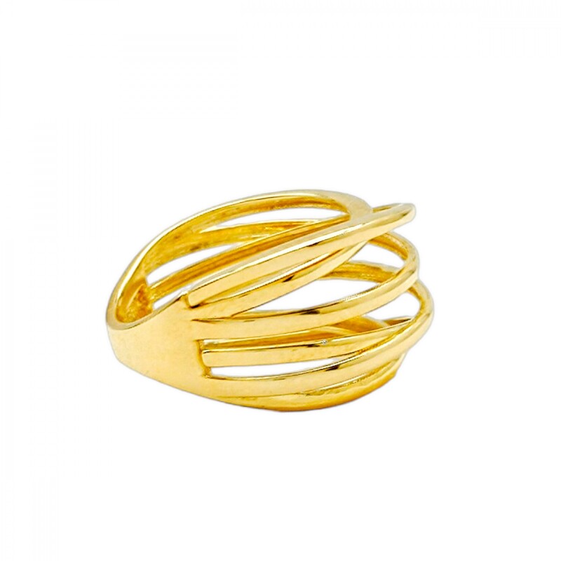 Anillo Hilos -Oro bajo-Sin piedra-AN8236 sinpiedra