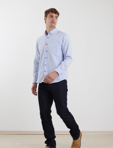 080687 PANTALON HARRINGTON LABEL Azul Oscuro