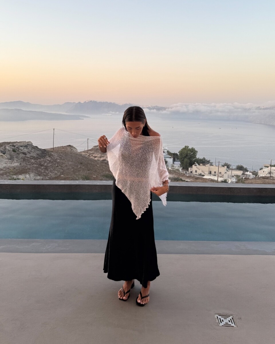 Poncho Fira - Blanco 