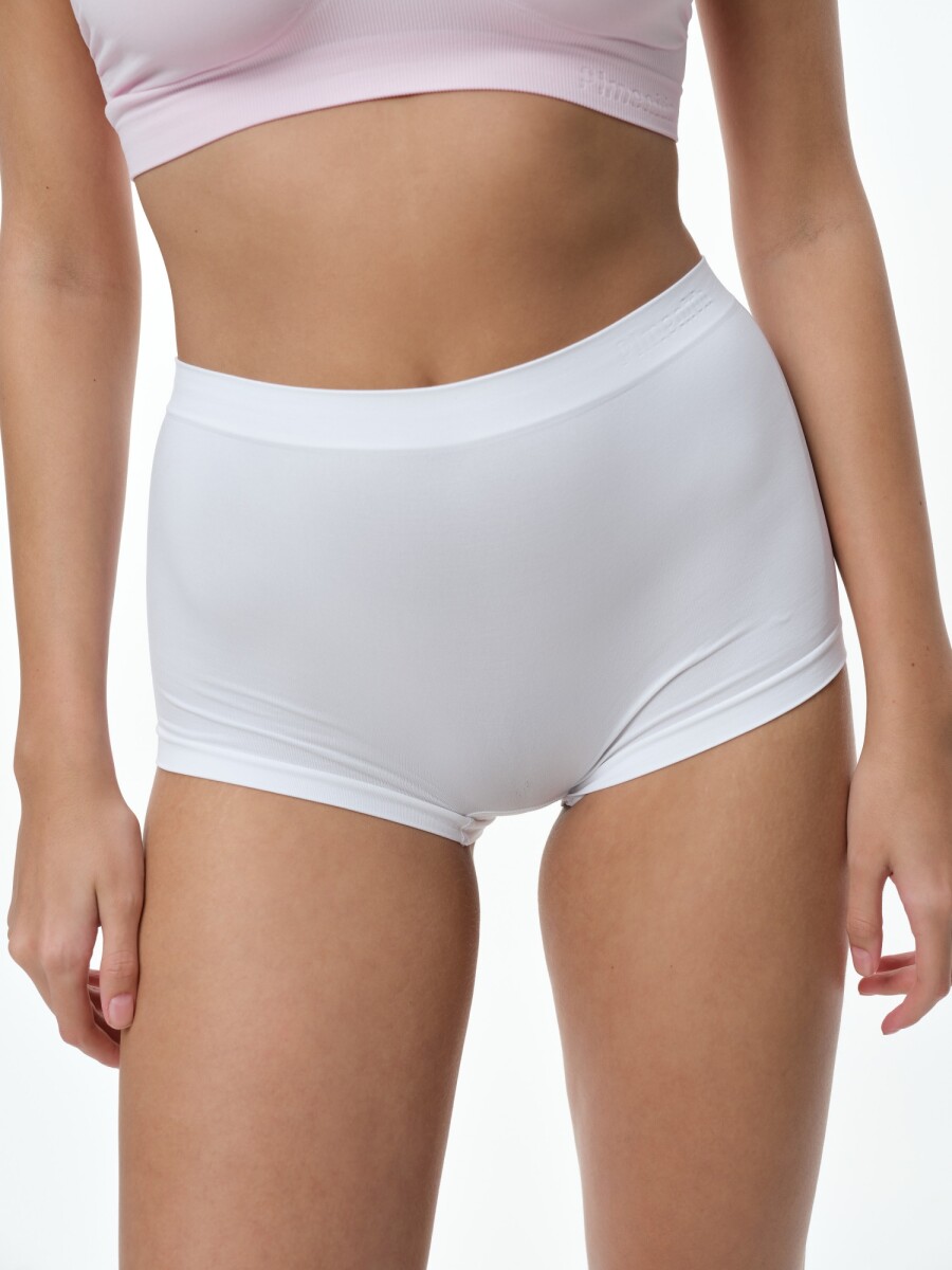Boxer Femenino Lirio - Blanco 