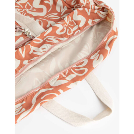 Bolso Plegable de Material Reciclado Estampado Flores