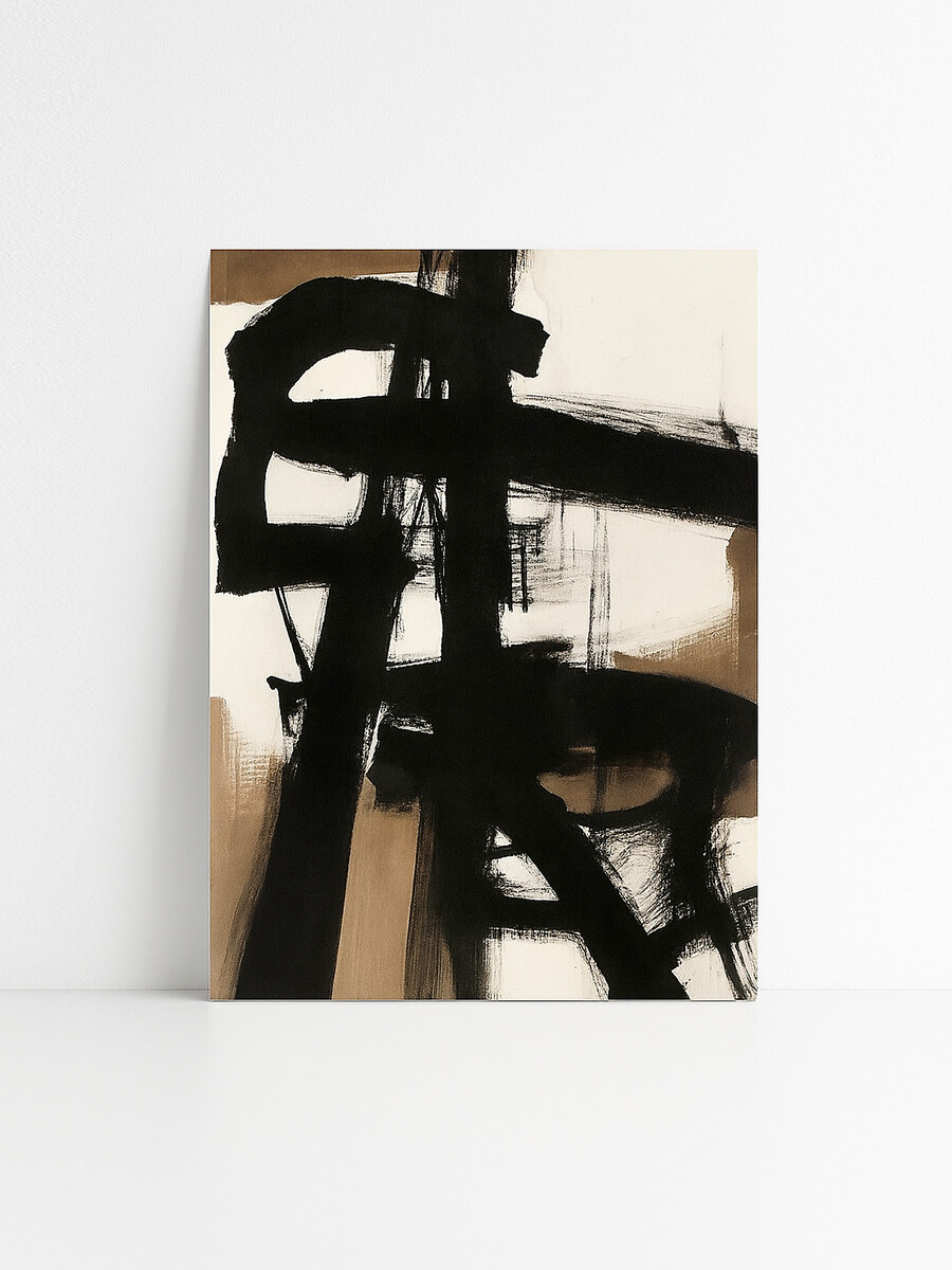 CUADRO BRUSH S/MARCO - ESTAMPADO 1 