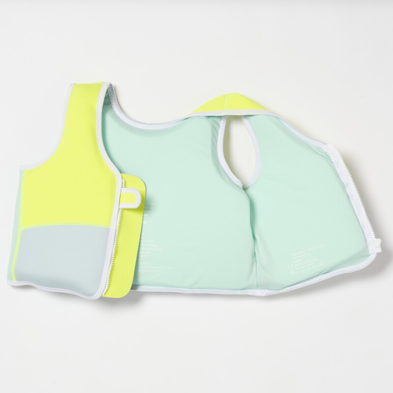 CHALECO Chaleco Salvavidas Niños Talle 3-6 Años Neon Yellow Sunnylife
