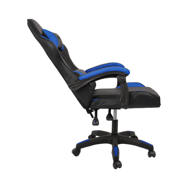 Silla Gamer Ergonomica Escritorio Reclinable Soporta 200kg Imback Negro con Azul Silla Gamer Ergonomica Escritorio Reclinable Soporta 200kg Imback Negro con Azul