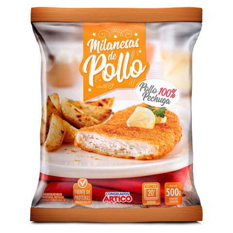 Milanesas De Pollo Artico 500g Milanesas De Pollo Artico 500g