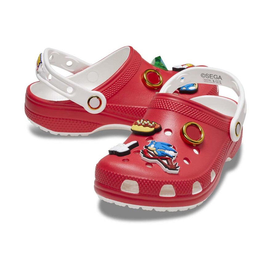 Classic Sonic the Hedgehog Clog K - Niños Red