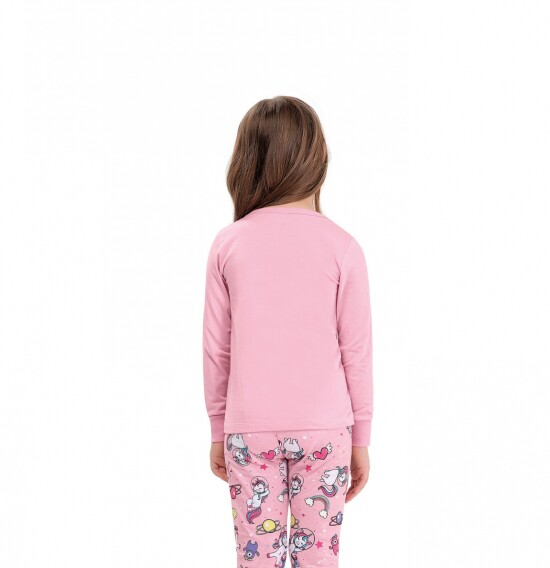 Conjunto de Pijamas: Camiseta y Pantalon ROSA CLARO
