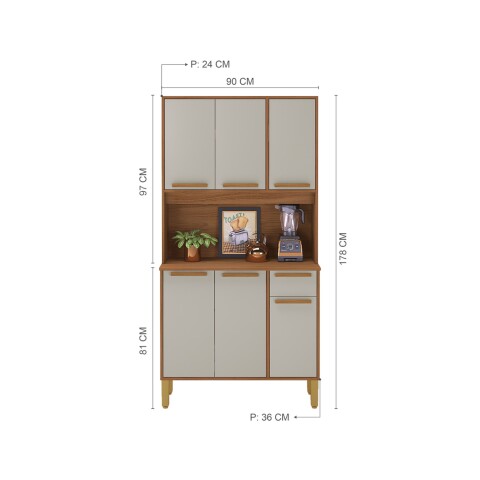 Kit Cocina 6 Puertas 1 Cajon Lagos Indekes Freijo Off White Kit Cocina 6 Puertas 1 Cajon Lagos Indekes Freijo Off White