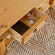 Mesa de centro ESTILO MEXICANO 2 cajones Color CERA NATURAL Mesa de centro ESTILO MEXICANO 2 cajones Color CERA NATURAL