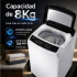 Lavarropas Samsung Carga Superior 8kg Inverter LAVARROPAS SAMSUNG 8KG WA80CG4240BW W/BK