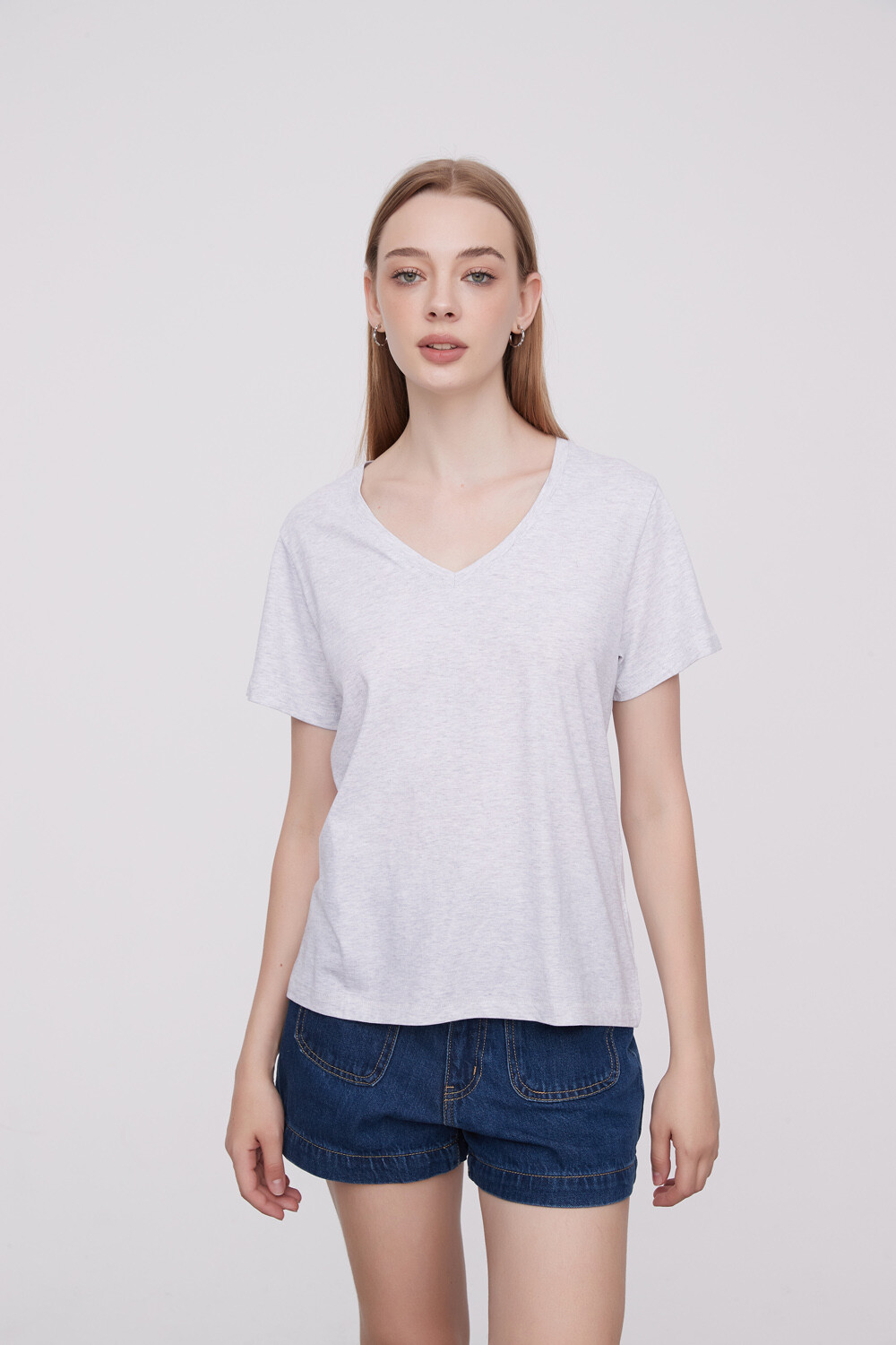 Remera Blumme Gris Melange