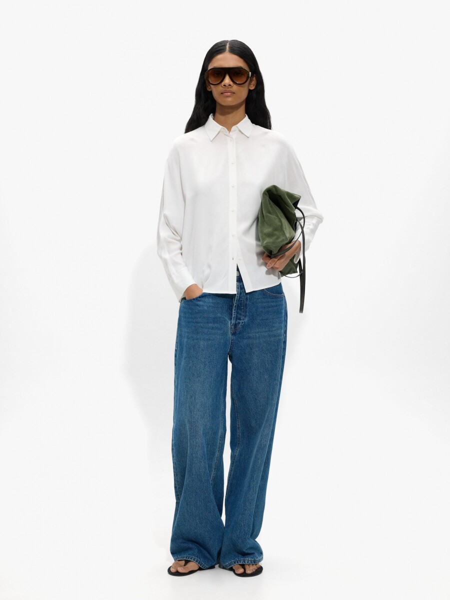 Camisa Manga Larga blanco