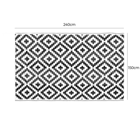 Alfombra Impermeable Patio Exterior Mosaico 150x240 M2