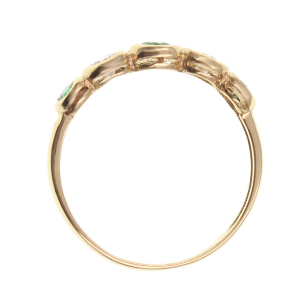 Anillo Celia de oro amarillo 18k con circonias Anillo Celia de oro amarillo 18k con circonias