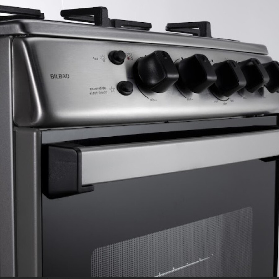 Cocina a Gas 4h 50cm con Grill a Eléctrico Indurama BILBAO Cocina a Gas 4h 50cm con Grill a Eléctrico Indurama BILBAO