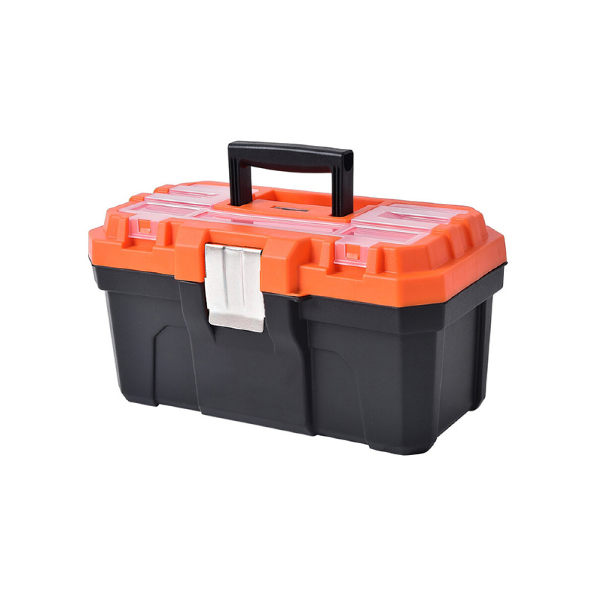 Caja herramientas 16" tapa transpar. broche metal - TT0232 