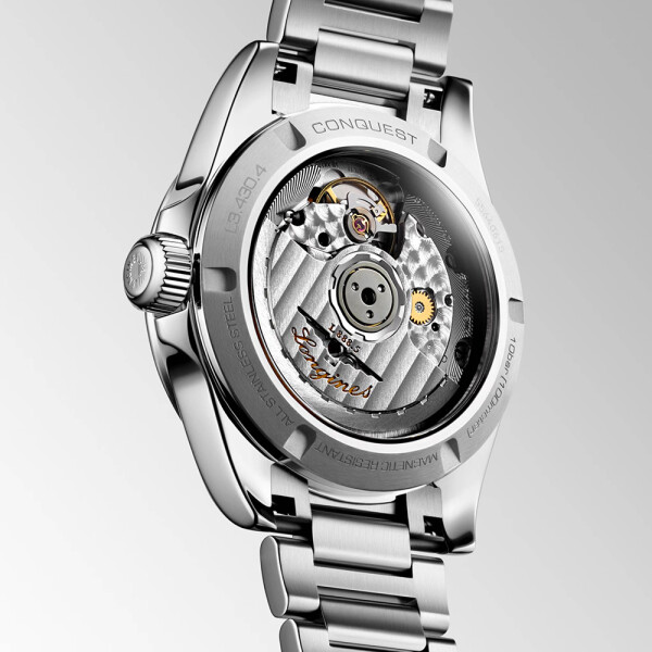 Reloj LONGINES Conquest automático 34mm en acero con esfera plateada Reloj LONGINES Conquest automático 34mm en acero con esfera plateada