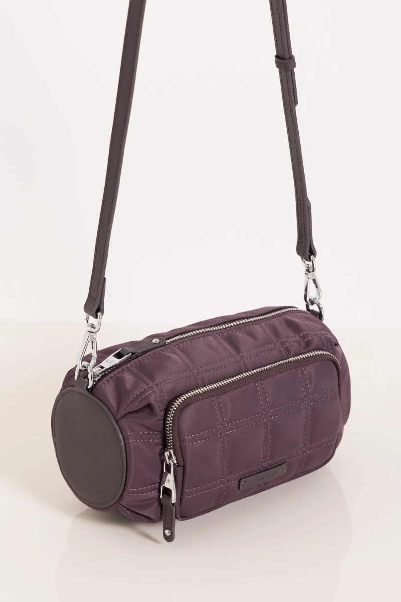 BANDOLERA BOSTON GRID Chocolate