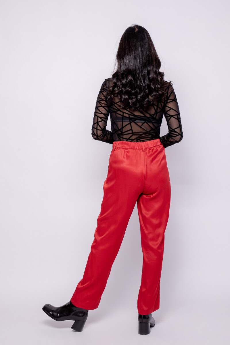 PANTALON TAUSA Rojo Oscuro