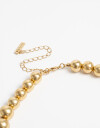 Collares Cortos Acrilico Collar Corto Metal Y Resina - Dorado Oro Amarillo