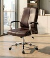Silla de oficina Cromada Mariposa Nash Marron