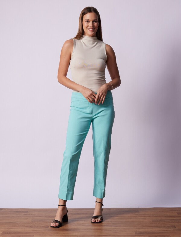 Pantalon Pull On CELESTE CLARO