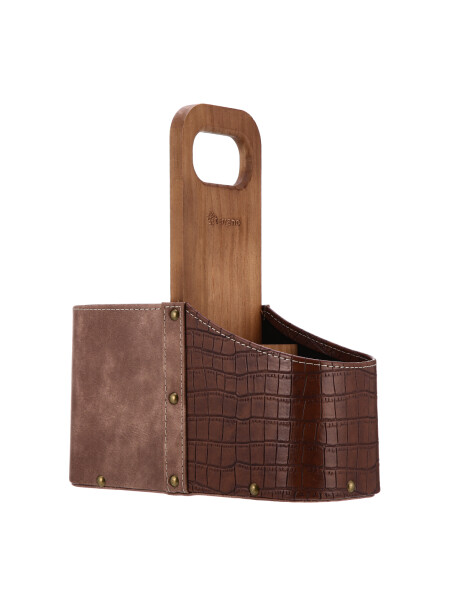 Matera madera combinada Croco Marrón