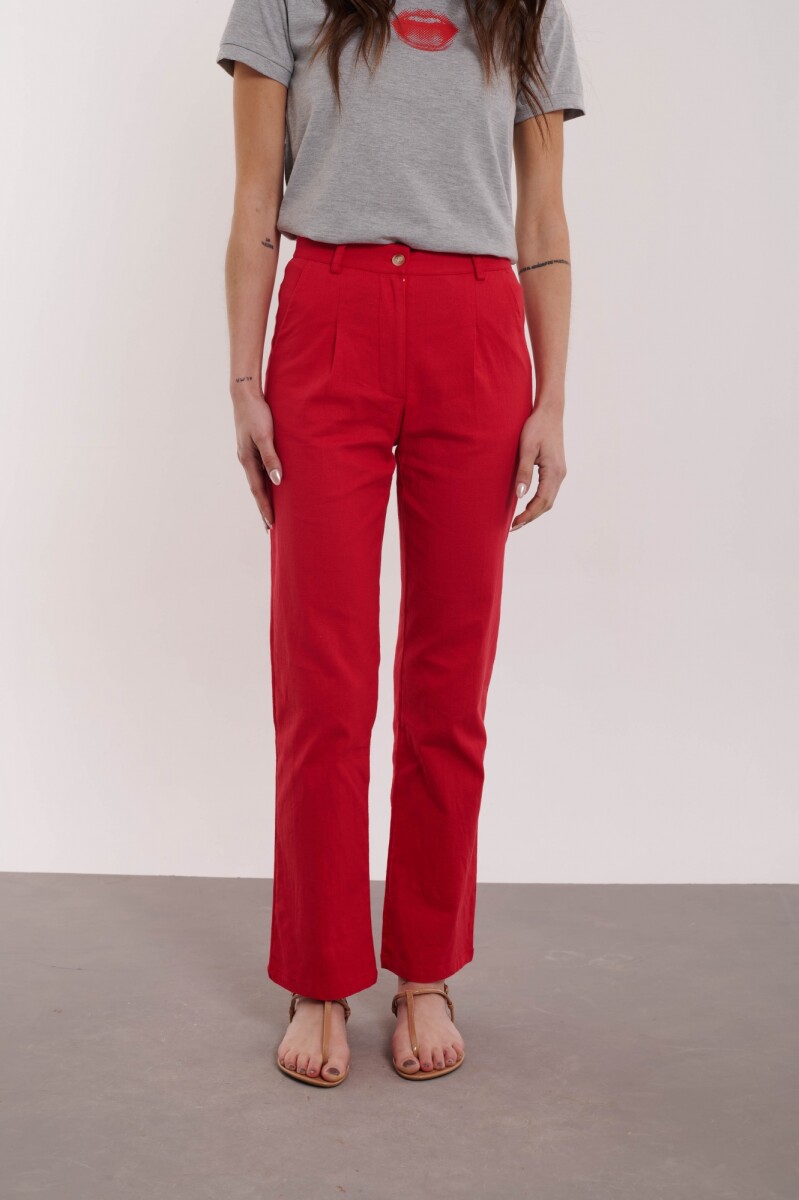 PANTALÓN ESTER - ROJO 
