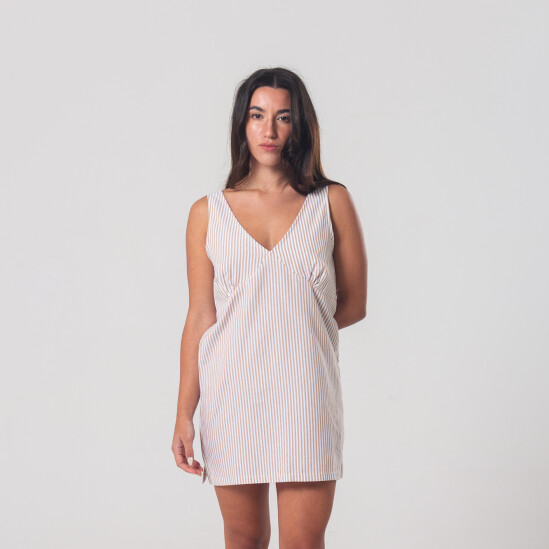 Vestido Pulau Ito Beige