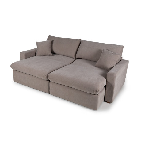 Sofá Cama Slow (Retráctil) - Tela Microfibra FX4-11 (Tostado)