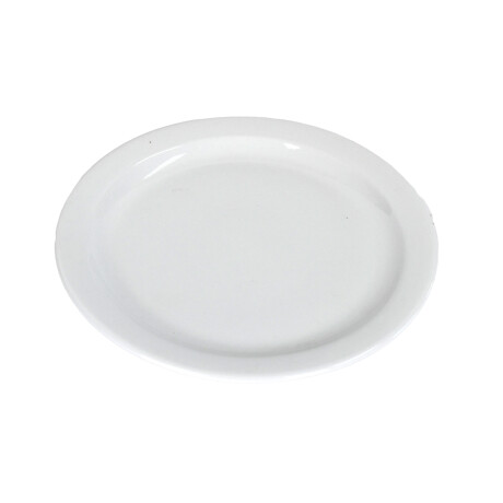 PLATO LLANO DE CERAMICA BCA 24CM BORDE FINO PLATO LLANO DE CERAMICA BCA 24CM BORDE FINO