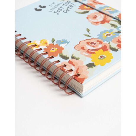 Cuaderno Anillado Estampado Combinacion Multicolor