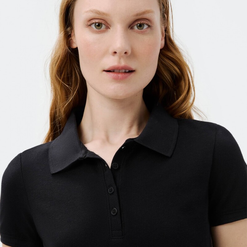 CAMISA POLO MM FEM PRETO ESCURO