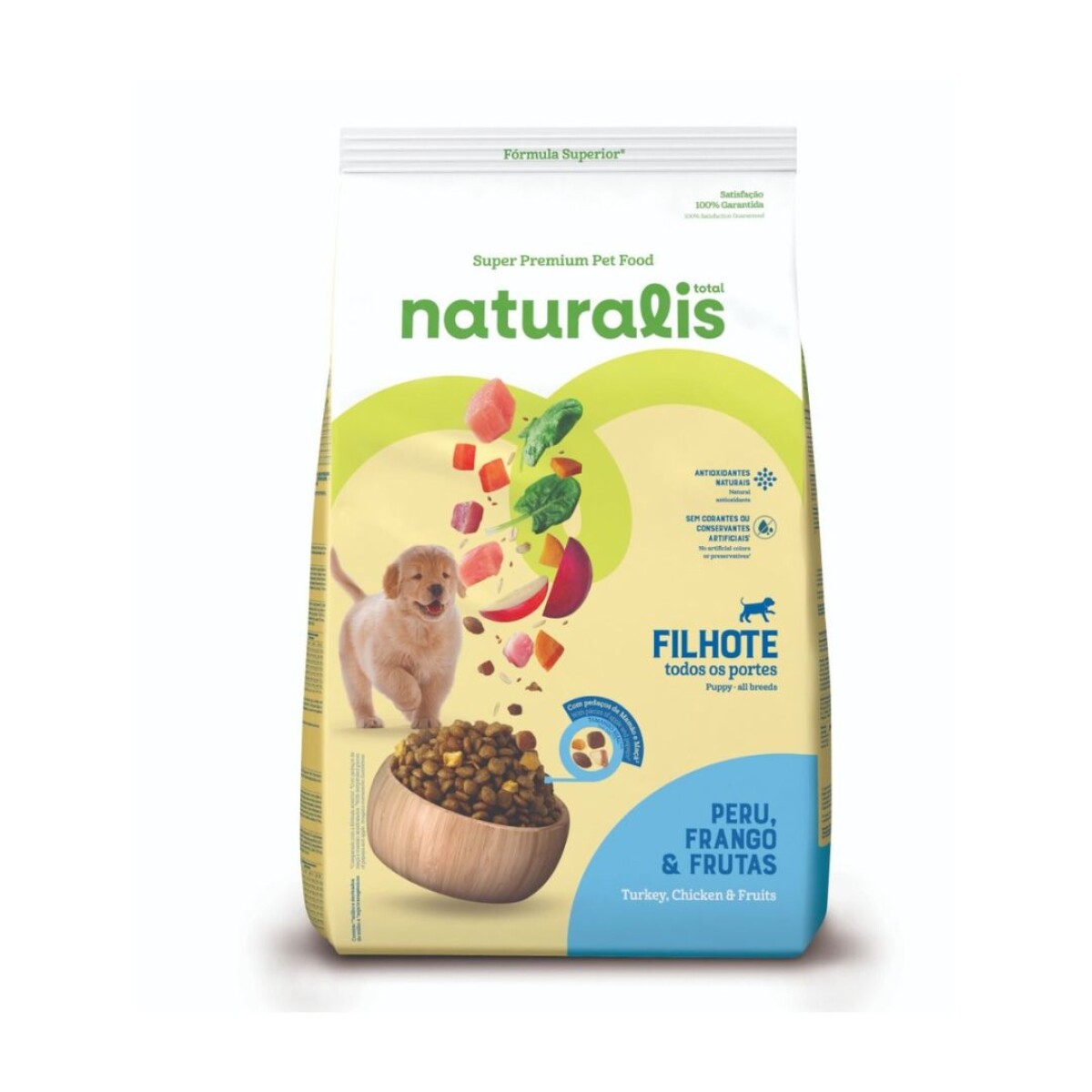 Naturalis Puppy Chicken Turkey & Fruits 15 Kg 