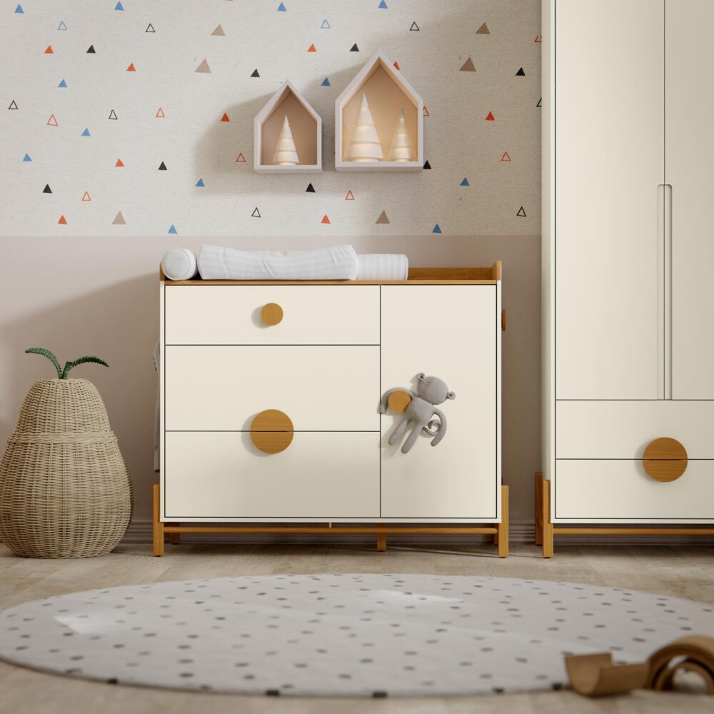 CÓMODA MDF BLANCO TESS KIDS 20502